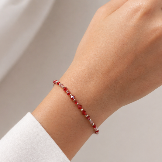 PULSERA RUBÍ CELESTIAL